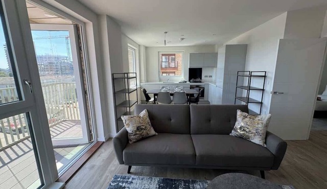 New Stylish 2 Bedrooms, 2 Bathroom, Balcony Flat