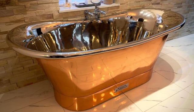 Pamper yourself in our DOUBLE SIZED copper tub -2 bedroom villa