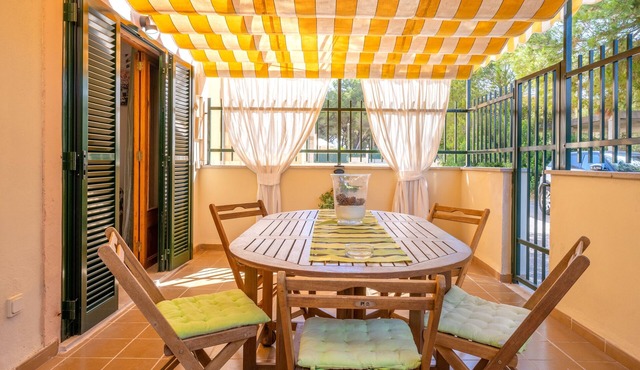 Pet-friendly Apartment Santa Eulalia Near the Beach with Mountain View, A/C, Wi-Fi & Terrace