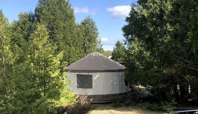 Pet-Friendly Yurt Escape in the Ontario Countryside - Perfect for Romantic Getaways in Tehkummah
