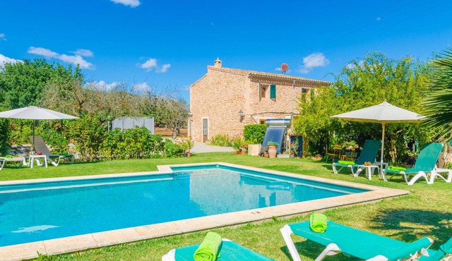 SA MATA - Spectacular Majorcan finca with private pool enclosed by the trees and greenery