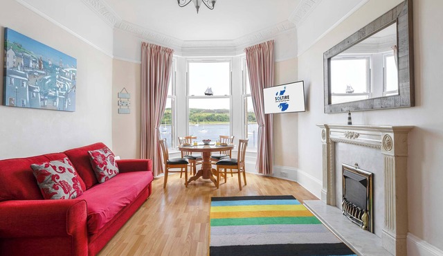 Seafront Village Apartment with Panoramic Views