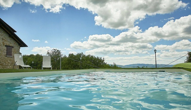 Stunning private villa with A/C, private pool, WIFI, sauna, TV, patio and panoramic view