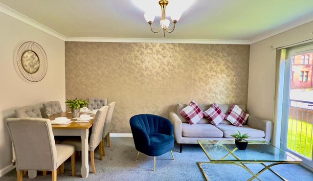 Stylish City Apartment with Free Parking near Town