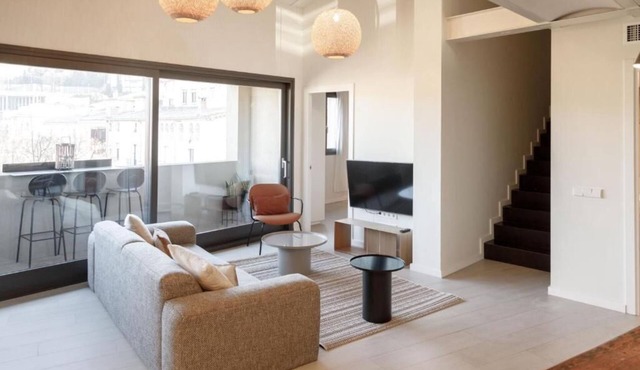 Three-Bedroom Penthouse Apartment with private terrace
