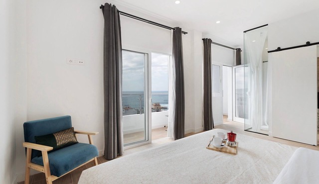 Vacation Home "Loft Punta del Hidalgo" with Sea View, Balcony & Wi-Fi
