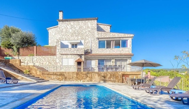 Villa "Costacabana - Abigail" with Sea View, Private Pool & Wi-Fi