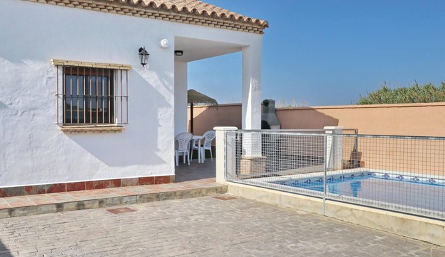 Villa with pool near coves of Roche