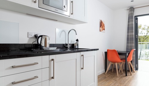 Suite, 1 Double Bed with Sofa bed, Kitchen