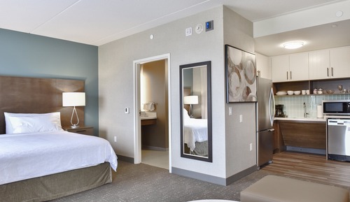Studio Suite, 1 King Bed, Roll-in Shower, Kitchen