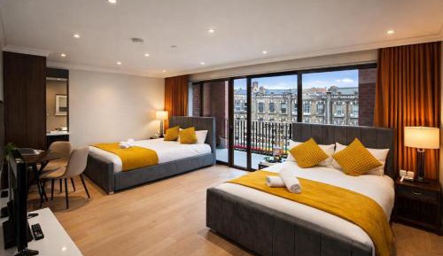 Three-Bedroom Premium Apartment with Balcony