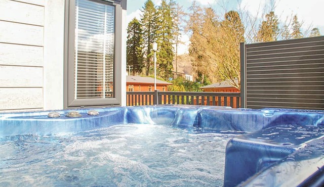 Luxury 1 bed Hot Tub Lodge (Pet)